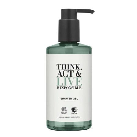 Gel de ducha 300ml recomendado para Hoteles Think Act & Live - Pump