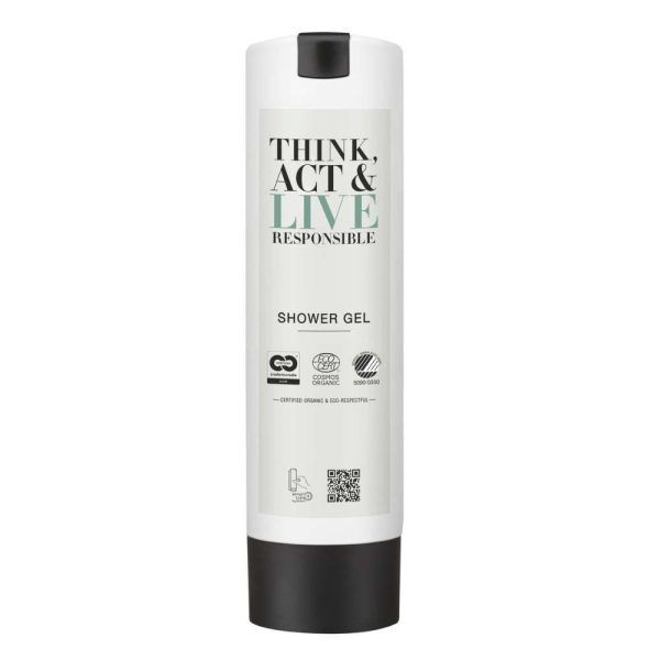 Gel de ducha 300ml recomendado para Hoteles Think Act & Live - Smart Care