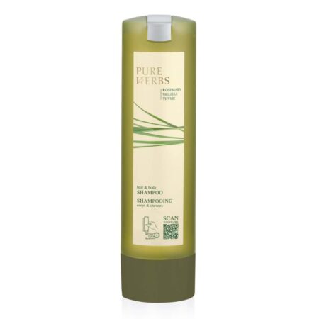 Champú cuerpo y cabello 300ml recomendado para hoteles Pure Herbs - Smart Care