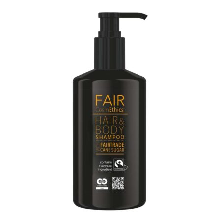 Champú para cuerpo y cabello 300ml recomendado para hoteles Fair CosmEthics - Pump