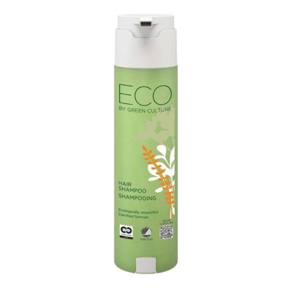 Champú 300ml recomenaddo para hoteles ECO by Green Culture – Shape es mucho más que una línea de cosméticos; es un compromiso con la elegancia y la ecología,